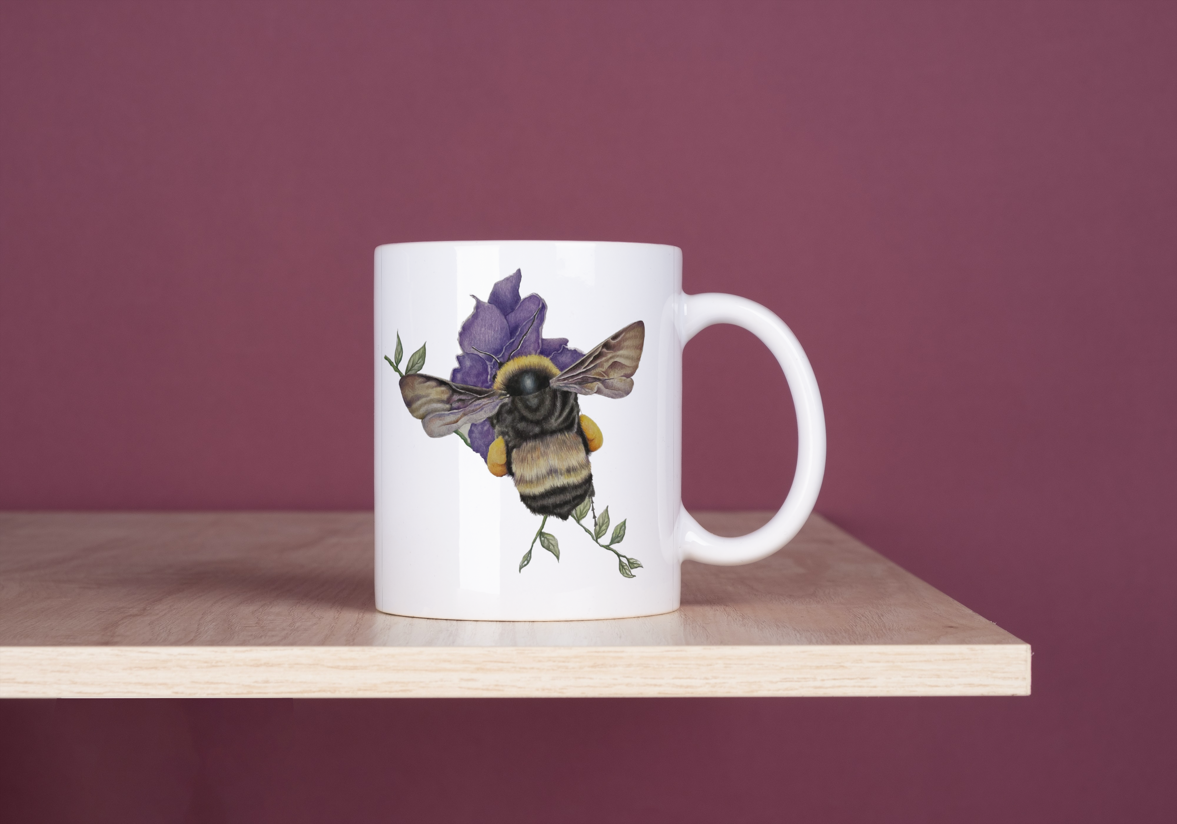 Bumblebee Humble-bee Bumble bee Coffee Mug by Joyce W - Pixels