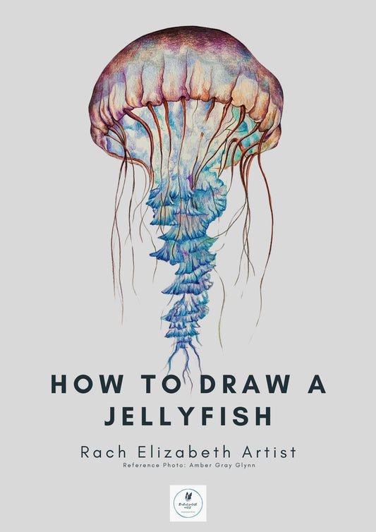 Jellyfish art step by step tutorial