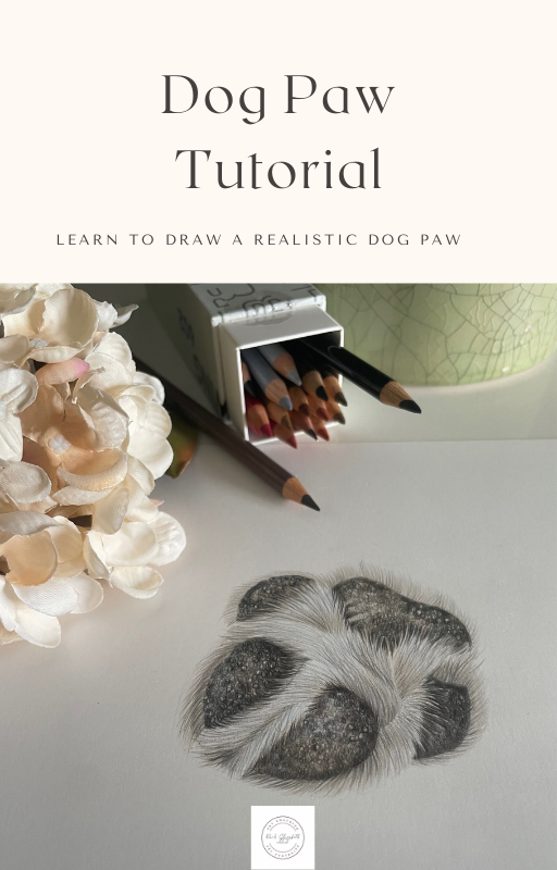 Dog paw step by step tutorial